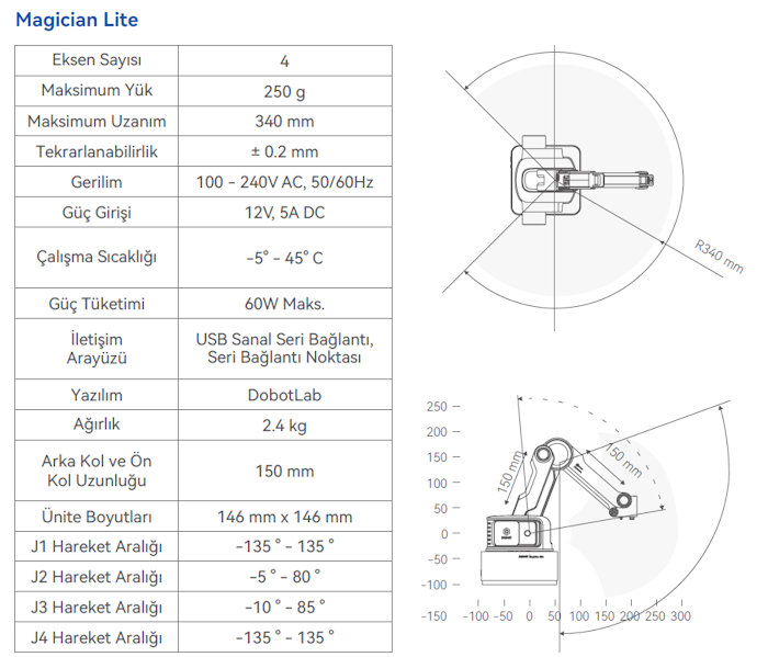 Dobot Magician Lite