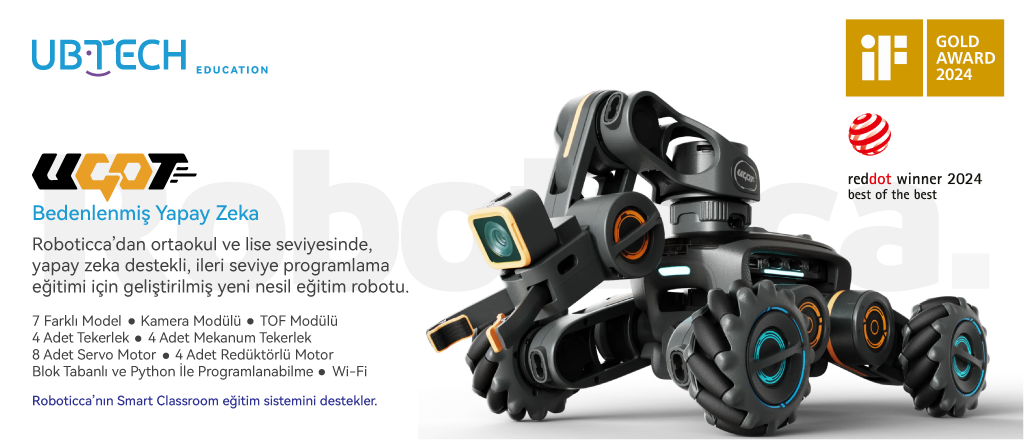 UGOT Yapay Zekalı Robotik Kodlama Seti UGOT Yapay Zekalı Robotik Kodlama Seti